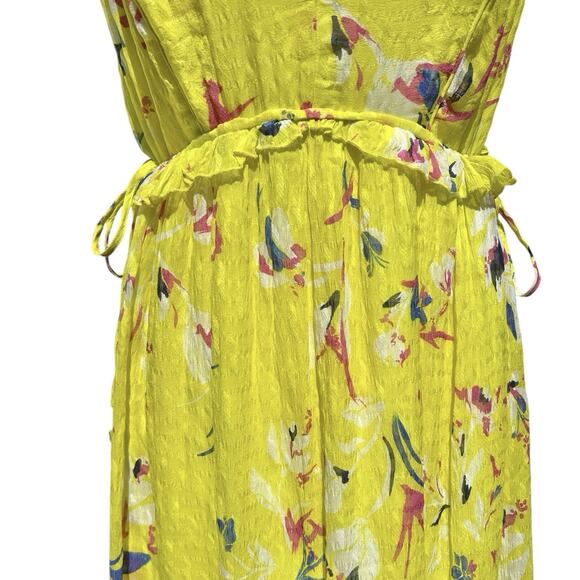 Tanya‎ Taylor Catalina Silk Maxi Dress Women 2 Floral Fairy Cottage Boho Wedding - Picture 5 of 16